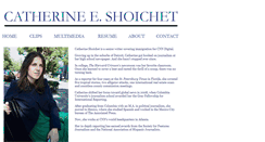 Desktop Screenshot of catherineshoichet.com