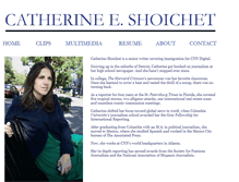 Tablet Screenshot of catherineshoichet.com